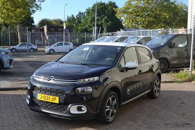 Citroen C3 1.2 PureTech Feel I NAVIGATIE I PARKEERSENSOREN ACHTER I ZWARTE AUTO + WIT DAK I AUTOMATISCHE AIRCO I