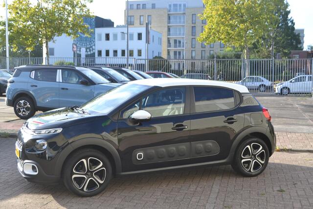 Citroen C3 1.2 PureTech Feel I NAVIGATIE I PARKEERSENSOREN ACHTER I ZWARTE AUTO + WIT DAK I AUTOMATISCHE AIRCO I