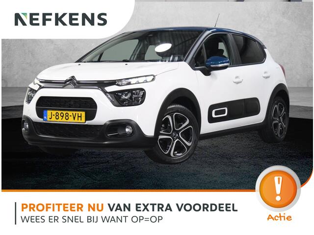 Citroen C3 1.2 85PK Feel | 1ste eigenaar | AppleCarPlay/AndroidAuto | Navigatie | LED | Climate | Isofix | Privacy Glass | Parkeersensoren | Two-Tone | Lage Km Stand!! |