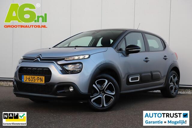 Citroen C3 1.2 PureTech Feel Carplay Android Navigatie Climate Cruise Control Rijstrooksensor Parkeersensor All-season banden!