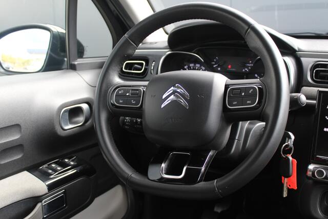 Citroen C3 1.2 PureTech S&S Shine | Incl. 12 maanden garantie | Trekhaak | Parkeersensoren | Achteruitrijcamera | Apple carplay/Android auto | Airco | Cruise control | Bluetooth | Climate control | Lichtmetalen velgen | Navigatie