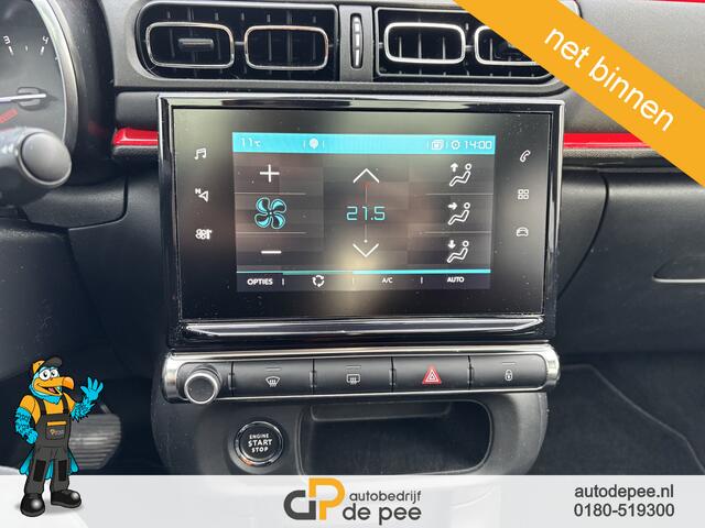 Citroen C3 1.2 PureTech S&S Shine GARANTIE/AUTOMAAT/CARPLAY/CLIMA/CAMERA/PARKEERSENS./CRUISE/NAVI rijklaarprijs!