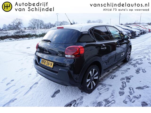 Citroen C3 1.2 PURETECH EAT6 110PK SHINE LUXE KEURIGE NETTE STAAT STOELVERWARMING ANDROID-APPLECARPLAY(NAVI) ECC AIRCO CRUISECONTROL PARKEERSENSOREN BLUETOOTH 4X ALL SEASON BANDEN ENZ...