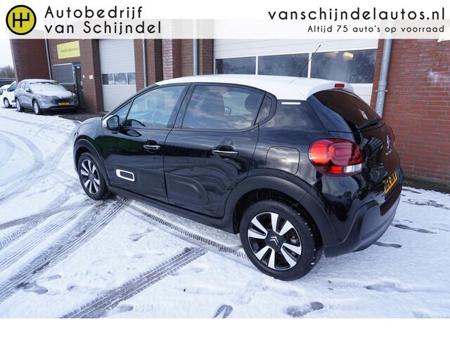 Citroen C3 1.2 PURETECH EAT6 110PK SHINE LUXE KEURIGE NETTE STAAT STOELVERWARMING ANDROID-APPLECARPLAY(NAVI) ECC AIRCO CRUISECONTROL PARKEERSENSOREN BLUETOOTH 4X ALL SEASON BANDEN ENZ...