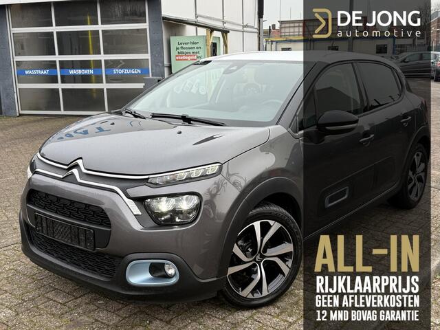 Citroen C3 1.2 PureTech ELLE | ALL-IN RIJKLAAR | Luxe uitvoering | Automaat | Origin. leerpakket | Navi | Camera | Duo-Tone | 17"Velgen