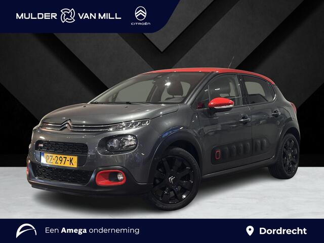 Citroen C3 Shine 1.2 Turbo 110pk | TWO-TONE! | KEYLESS | CAMERA | NAVI | APPLE CARPLAY / ANDROID AUTO | DONKER GLAS | DODEHOEK WAARSCHUWING | ISOFIX |