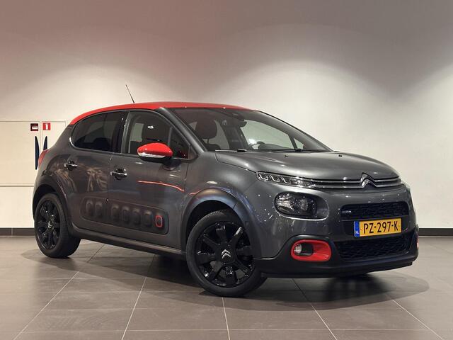 Citroen C3 Shine 1.2 Turbo 110pk | TWO-TONE! | KEYLESS | CAMERA | NAVI | APPLE CARPLAY / ANDROID AUTO | DONKER GLAS | DODEHOEK WAARSCHUWING | ISOFIX |