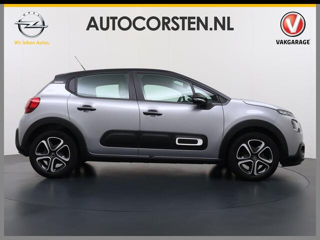 Citroen C3 1.2I Navi* Ecc Stoelverwarming Apple Carplay Android Auto Cruise Control Shine Business Mirrorlink Led Lmv Regen-Lichtsensor Keyless Verkeersbord detectie Origineel Nederlandse Auto