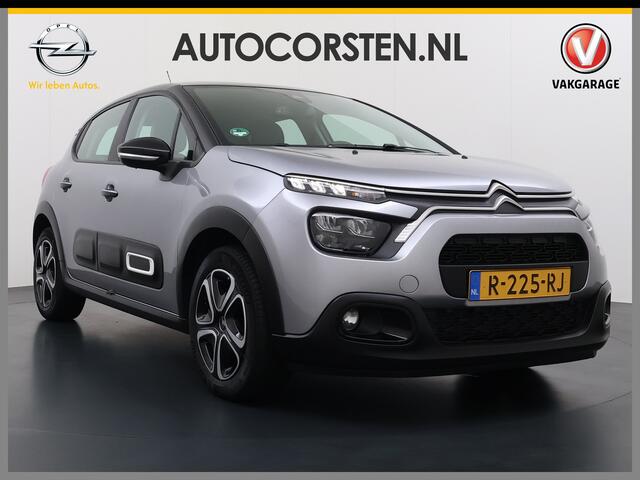 Citroen C3 1.2I Navi* Ecc Stoelverwarming Apple Carplay Android Auto Cruise Control Shine Business Mirrorlink Led Lmv Regen-Lichtsensor Keyless Verkeersbord detectie Origineel Nederlandse Auto