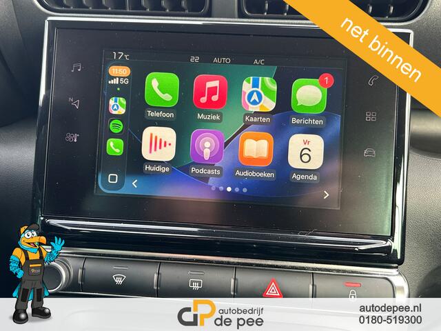 Citroen C3 Aircross 1.2 PureTech S&S Shine GARANTIE/CARPLAY/NAVI/CLIMA/CAMERA/CRUISE rijklaarprijs!
