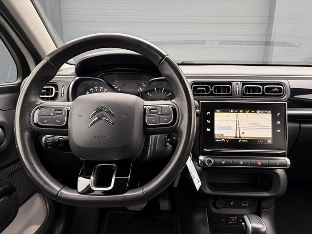 Citroen C3 1.2 PureTech S&S Shine Automaat,Camera,Navi,Pdc,Rijstrooksensor,Recent beurt gehad,Clima,Cruise,Lm velgen,110pk,N.A.P,Apk tot 02-2027