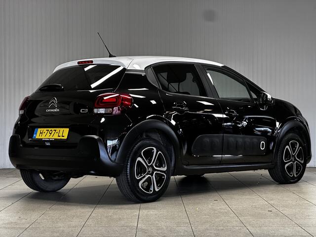 Citroen C3 1.2 PureTech S&S Feel Edition/ Two-Tone/ Grootlicht Assist./ Apple + Android/ Navi/ Lane-Assist./ DAB+/ Clima/ Cruise/ Bluetooth/ Multi. Stuur/ Mistl./ PDC/ LED Dagrijverl./ Extra getint glas.