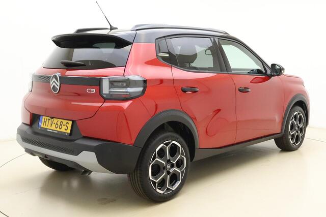 Citroen C3 1.2 Turbo 100pk Max | Navigatie | Camera | Climate control | Lichtmetalen velgen | Dakrails | Zwart dak | DAB Radio