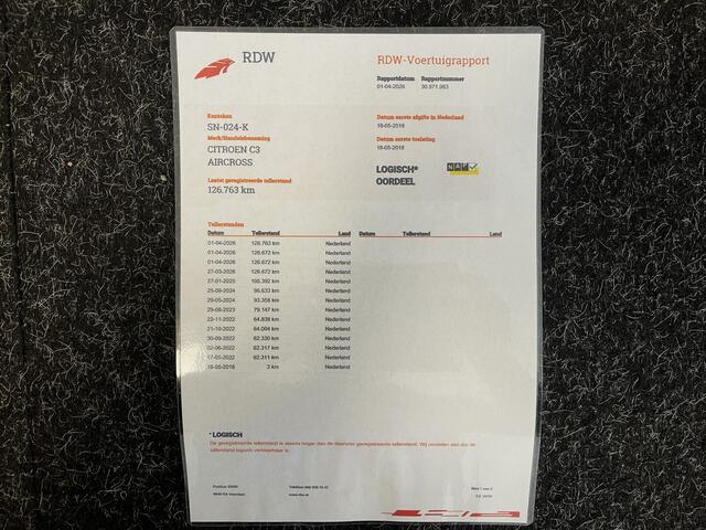 Citroen C3 Aircross 1.2 PureTech S&S Shine Prachtige kleurstelling