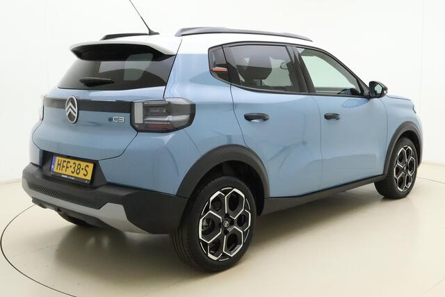 Citroen C3 Ë-C3 Max 113pk 44 kWh 3 Fasen | Navigatie | Climate control | Camera | Lichtmetalen velgen | Extra getint glas | Dakrails | Parkeersensoren