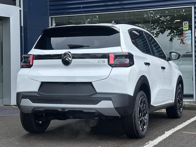 Citroen C3 1.2 Hybrid 110pk Max | Comfort Stoelen | Apple Carplay/Android Auto | Parkeercamera/-sensoren | Full LED | DAB | Cruise Control | Climate Control | Draadloze telefoonlader |