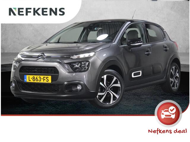 Citroen C3 110PK Shine | 1ste eigenaar | Camera | Armsteun | AppleCarPlay/AndroidAuto | Climate control | Cruise Control | AUTOMAAT | Navigatie | 17"LMV | Isofix | Privacy Glass | Parkeersensoren | Two-Tone |