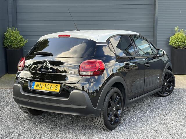 Citroen C3 1.2 PureTech S&S Shine D-riem vv in 2023,Dealer Onderhouden,Carplay,Automaat,Navi,Camera,110pk,Clima,Cruise,Pdc,N.A.P,Rijstrooksensor,Lm velgen,Nieuwe Apk bij Aflevering