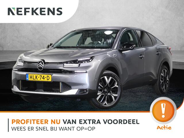 Citroen C4 X 1.2 Hybrid 136PK Max | 1ste Eigenaar | Head-Up Display | Adaptive Cruise Control | 360'Camera | Keyless | AppleCarPlay/AndroidAuto | Navigatie | Stoel/stuur/Voorruitverwarmd | Lederenbekleding | Isofix | Privacy Glass | Parkeersensoren |