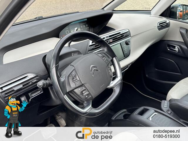 Citroen C4 PICASSO 1.2 PureTech Shine GARANTIE/AUTOMAAT/CARPLAY/LEDER/360GR.CAMERA'S/TREKHAAK rijklaarprijs!
