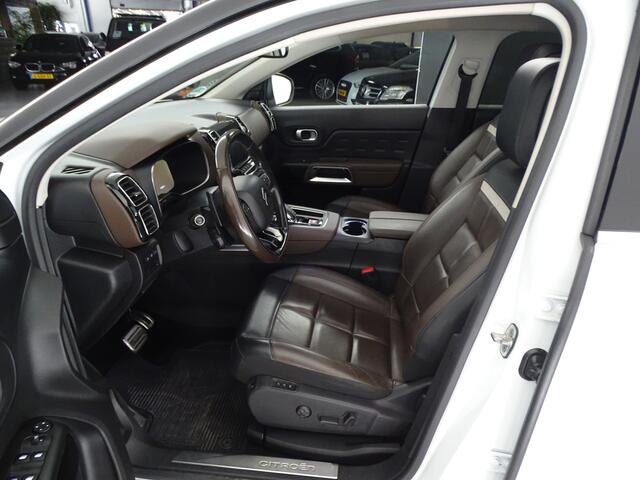 Citroen C5 Aircross 1.2 Shine ,Leder, Panoramadak , Apple Carplay, camera, stoelmassage, auto achterklep, line ass, panodak, schuifdak, privacyglas,