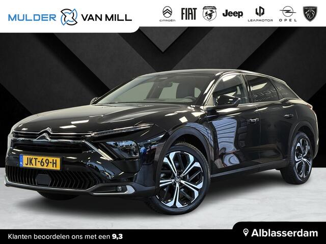 Citroen C5 X Plus 1.2 Turbo 130pk EAT8 | KEYLESS ENTRY | LEDER | CAMERA | STOEL+STUUR+VOORRUITVERW. | ADAPTIVE CRUISE | HEAD-UP | ALL-SEASONBANDEN
