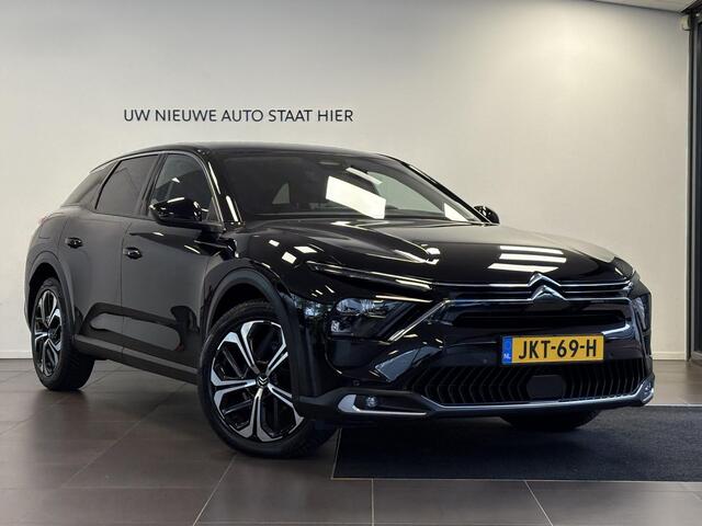 Citroen C5 X Plus 1.2 Turbo 130pk EAT8 | KEYLESS ENTRY | LEDER | CAMERA | STOEL+STUUR+VOORRUITVERW. | ADAPTIVE CRUISE | HEAD-UP | ALL-SEASONBANDEN