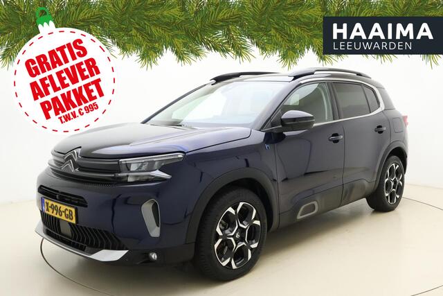 Citroen C5 Aircross 1.6 Plug-in Hybrid Max 180 PK | Automaat | Afneembare Trekhaak | Lederen Bekleding | Panorama Dak | Elektrisch verstelbare Stoelen | Cruise Control | Mirror Screen | Draadloze telefoonlader