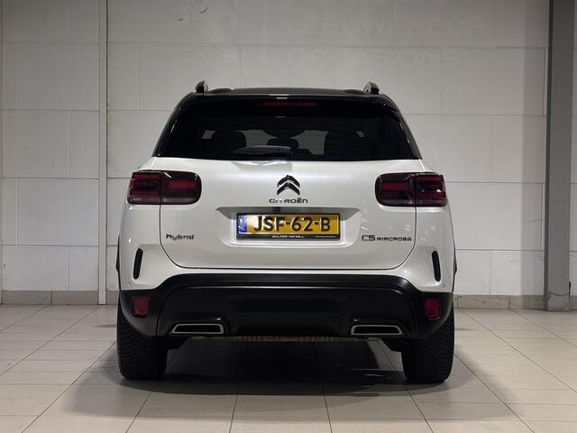 Citroen C5 Aircross Shine Pack 1.6 HYbrid PHEV 225pk e-EAT8 | TWO-TONE! | SCHUIF/KANTELDAK | ADAPTIVE CRUISE | 360° CAMERA | PARK ASSIST | LEDER | DODEHOEKBEW. | KEYLESS ENTRY