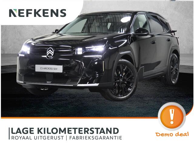 Citroen C5 Aircross Max Comfort Range 73 kWh 210PK | 1ste eigenaar | AppleCarPlay/AndroidAuto | Schuifkanteldak | Head-Up Display | Navigatie | Adaptive Cruise Control | Keyless | Stoel/Stuur/Voorruitverwarming | FULL LED | 360'Camera | Isofix | Privacy Glass |