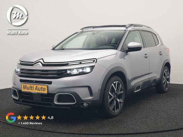 Citroen C5 Aircross 1.6 Shine Plug In Hybrid 225pk Dealer O.H PHEV | Panodak | 360 Camera | Adaptive Cruise | Lederen Comfortstoelen Verwarmd | Blis | Navigatie | Apple Carplay | Virtual | DAB | 19" L.M. |
