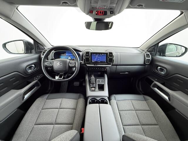 Citroen C5 Aircross 1.6T Plug-in Hybrid 225PK Automaat Trekhaak 360°Camera Apple Carplay Android Auto Navi Ecc Cruise Control Pdc Feel Led Lmv 18" DAB+ Isofix Privacy Glas Bluetooth 1.300KG Trekgewicht