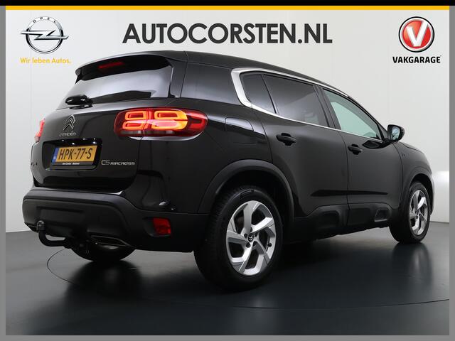 Citroen C5 Aircross 1.6T Plug-in Hybrid 225PK Automaat Trekhaak 360°Camera Apple Carplay Android Auto Navi Ecc Cruise Control Pdc Feel Led Lmv 18" DAB+ Isofix Privacy Glas Bluetooth 1.300KG Trekgewicht