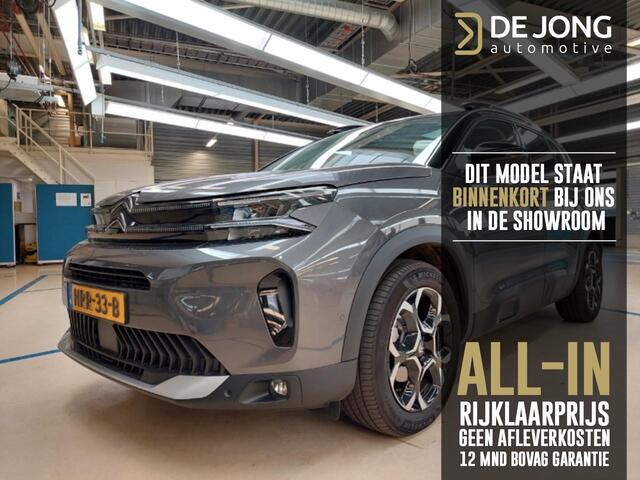 Citroen C5 Aircross 1.2 Hybrid 136 Max ALL-IN RIJKLAARPRIJS/Open dak/Camera/Keyless/Duo Tone/18"Velgen