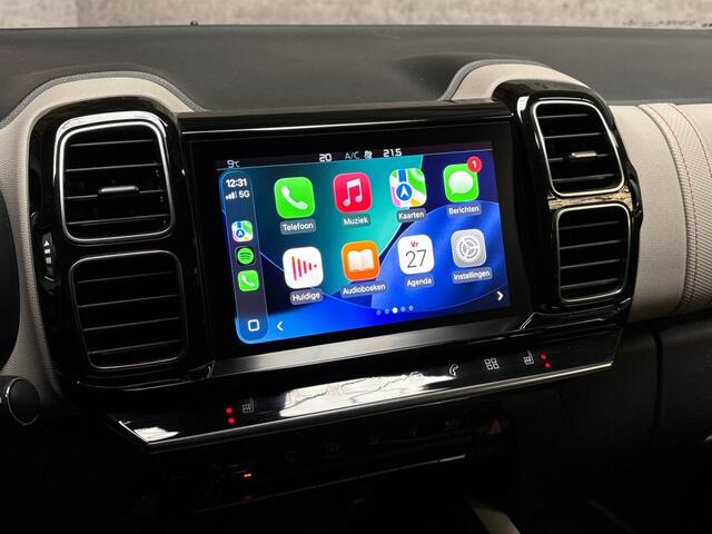 Citroen C5 Aircross 1.6 Plug-in Hybrid 225 Shine 225Pk Automaat (APPLE CARPLAY, GROOT NAVI, LEDER, 360 CAMERA, STOELVERWARMING, TREKHAAK, GETINT GLAS, ADAPTIVE CRUISE, ELEK ACHTERKLEP, NIEUWE APK, NIEUWSTAAT)