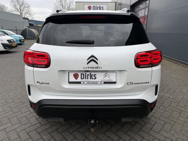 Citroen C5 Aircross 225pk Hybrid Shine (Elektrisch Schuifdak - Leder incl verwarming/massage/geheugen - Trekhaak - Elektrische Klep - 360gr Camera - Adaptieve Cruise Controle - 19"- LED - Keyless Entry)