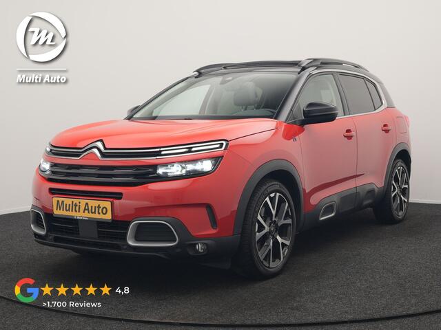 Citroen C5 Aircross 1.6 Shine PHEV 225pk Dealer O.H. | Panodak | Adaptive Cruise | 360 Camera | Lederen Comfortzetels Massage & Memory | Keyless | Blis | Stoelverwarming | 19"L.M | Navigatie | DAB | Plug In Hybrid |