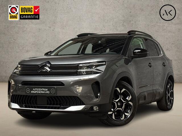 Citroen C5 Aircross 1.6 Plug-in Hybrid 180 Sport 180Pk Automaat (APPLE CARPLAY, GROOT NAVI, 360 CAMERA, LEDER, GETINT GLAS, SPORTSTOELEN, KEYLESS, LANE ASSIST, NIEUWSTAAT)