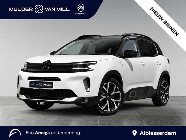 Citroen C5 Aircross Shine Pack 1.6 HYbrid PHEV 225pk e-EAT8 | TWO-TONE! | SCHUIF/KANTELDAK | ADAPTIVE CRUISE | 360° CAMERA | PARK ASSIST | LEDER | DODEHOEKBEW. | KEYLESS ENTRY
