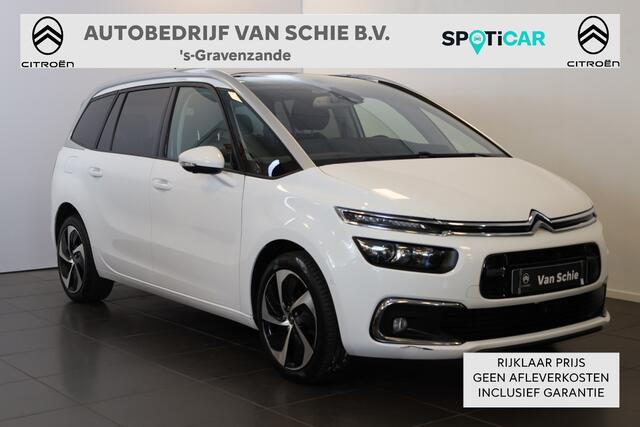 Citroen GRAND C4 PICASSO SpaceTourer PT 180 Shine Automaat 7 pl Trekhaak | Stoelverwarming | Camera | Navi | Pano dak | 18"