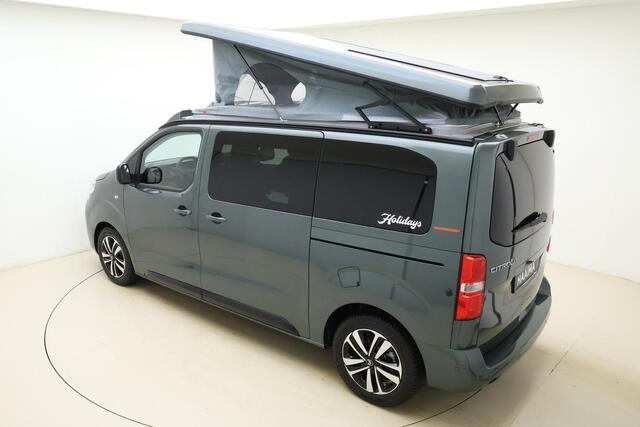 Citroen Holidays MAX 4- Persoons l Zeer compleet l Kachel l Hefdak + Bed l Keuken (Gas, Water, Koelkast) l Verwarmbare stoelen- en stuurwiel l Camera l Full-LED l 10'' Infotainment met Apple Carplay & Android Auto l Digital Dashboard l Lichtmetalen velgen