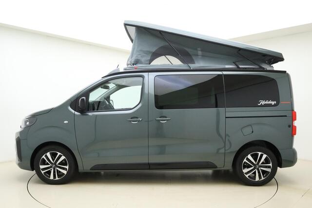 Citroen Holidays MAX 4- Persoons l Zeer compleet l Kachel l Hefdak + Bed l Keuken (Gas, Water, Koelkast) l Verwarmbare stoelen- en stuurwiel l Camera l Full-LED l 10'' Infotainment met Apple Carplay & Android Auto l Digital Dashboard l Lichtmetalen velgen