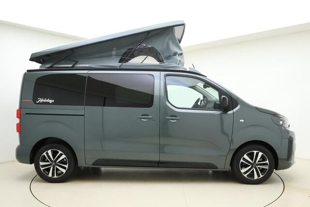 Citroen Holidays MAX 4- Persoons l Zeer compleet l Kachel l Hefdak + Bed l Keuken (Gas, Water, Koelkast) l Verwarmbare stoelen- en stuurwiel l Camera l Full-LED l 10'' Infotainment met Apple Carplay & Android Auto l Digital Dashboard l Lichtmetalen velgen