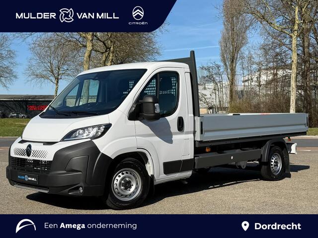 Citroen JUMPER ë-Jumper L3 Pick-up 3.5t Zwaar 110 kWh | NAVI | Multimediascherm groot | Apple Carplay | Android Auto | Achteruitrijcamera | Parkeersensoren achter | Bestuurdersstoel comfort met armsteun | Bank voorpassagiers | van ¤56.430 voor ¤43.195 ex. BTW rijklaar |
