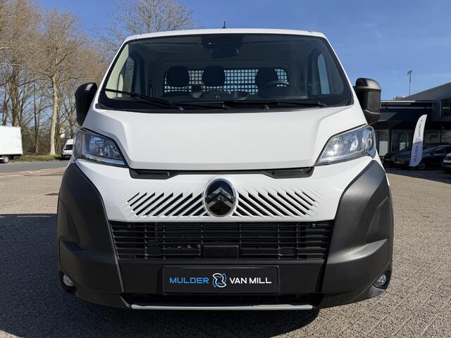 Citroen JUMPER ë-Jumper L3 Pick-up 3.5t Zwaar 110 kWh | NAVI | Multimediascherm groot | Apple Carplay | Android Auto | Achteruitrijcamera | Parkeersensoren achter | Bestuurdersstoel comfort met armsteun | Bank voorpassagiers | van ¤56.430 voor ¤43.195 ex. BTW rijklaar |