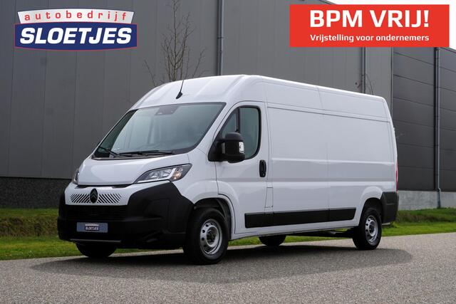 Citroen JUMPER 2.2 BlueHDi 140 S&S L3H2 3.5t |Standkachel |Groot scherm |Camera |Cruise |Navi |2e airbag |Stoelverwarming |3500 KG |Keyless entry en start |Mooie camperbasis