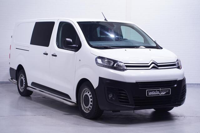 Citroen JUMPY 2.0 HDI 120 pk Club XL Dubbel Cabine 6-Zits Airco ECC, Apple Carplay, Cruise Control, NAP, Sidebars