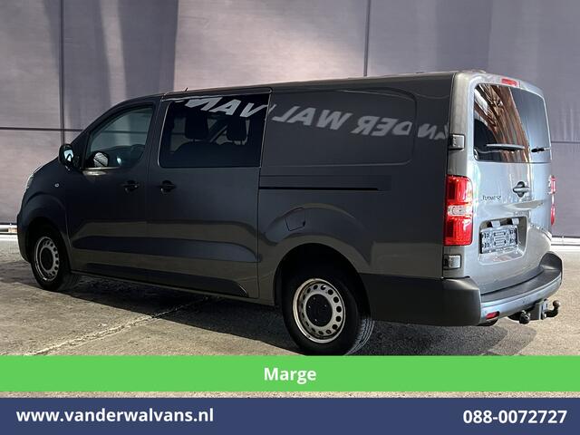 Citroen JUMPY 2.0 BlueHDI **MARGE, GEEN BTW** 123pk L3H1 Dubbele cabine Euro6 Airco | 6-Zits | 2x Zijdeur | Naviatie 2500kg trekhaak, Apple Carplay, Android Auto, Cruiscontrol, Parkeersensoren