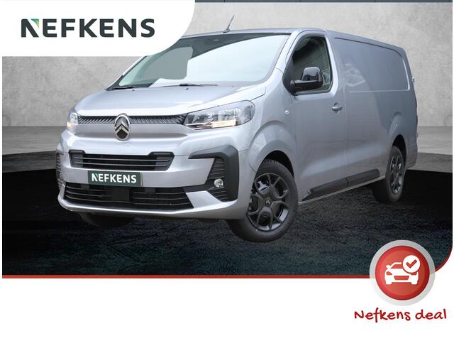 Citroen JUMPY 2.0 BlueHDI 180PK L3H1 Automaat | Dubbele cabine | AppleCarPlay/AndroidAuto | Navigatie | Achteruitrijcamera | Parkeersensoren Achter | Airco | Cruise Control | 3 Zitplaatsen Rechtsvoor | DAB Ontvanger |