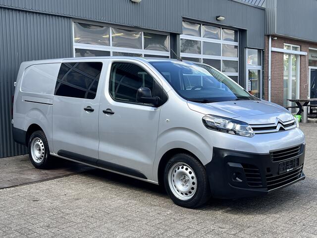 Citroen JUMPY 2.0 HDI 120 DC XL Marge BTW en BPM vrij!! Airco Cruise controle Trekhaak 2500kg Navigatiesysteem 5-Persoons Parkeerhulp achter Apple carplay 1e eigenaar Euro 6 Bpm en Btw vrij voor particulier gebruik !!